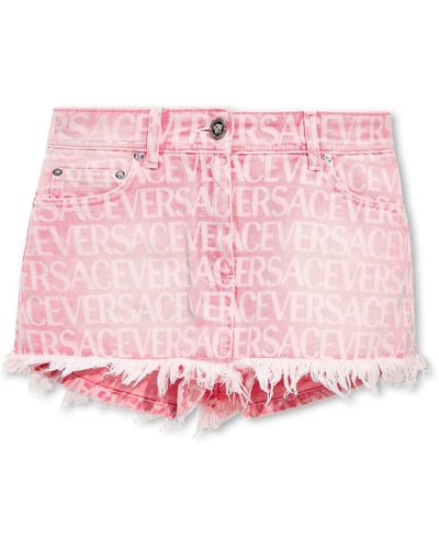 Versace ‘La Vacanza’ Collection Skirt With Shorts - Pink