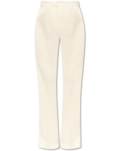 Balmain Pleat-front Pants, - White