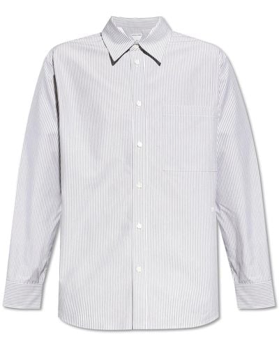 Bottega Veneta Striped Pattern Shirt - White