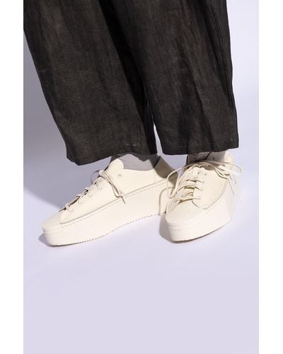 Y-3 'kyasu Hi' Platform Sneakers, - White