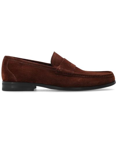 Ferragamo 'dupont' Loafers, - Brown