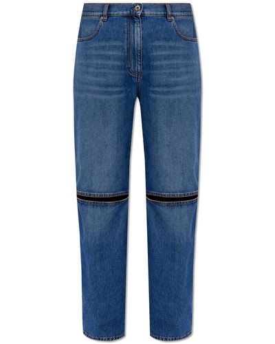 JW Anderson Jeans With Logo, - Blue