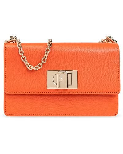 Furla '1927 Mini' Shoulder Bag, - Orange
