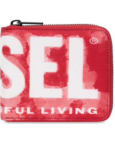 DIESEL Wallet With Logo - Red