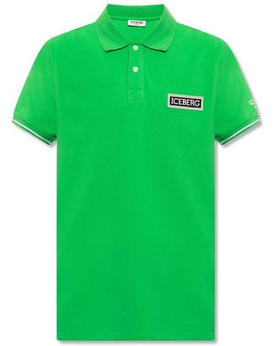 Iceberg Polo Shirt With Logo - Green