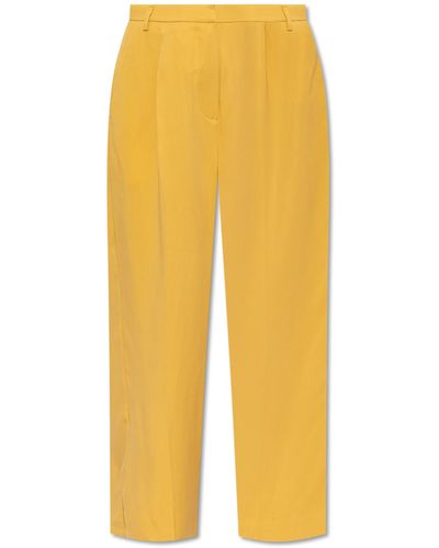 Munthe 'kosmila' Pleat-front Trousers, - Yellow