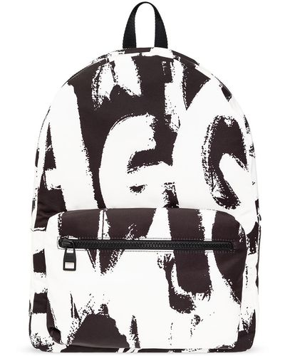 Alexander McQueen Backpack With Logo - Black