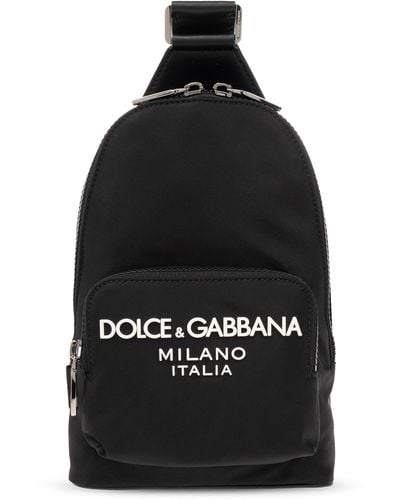 Dolce & Gabbana One-Shoulder Backpack - Black