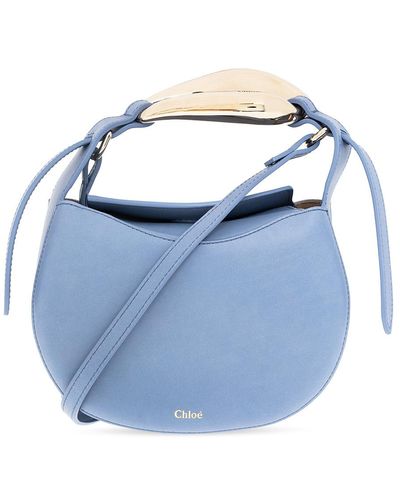 Chloé 'kiss Small' Shoulder Bag - Blue
