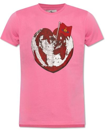Vivienne Westwood Printed T-Shirt - Pink