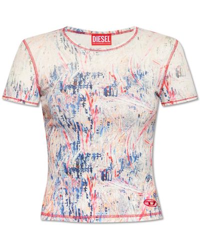 DIESEL ‘T-Ele-Long-N1’ T-Shirt - Multicolour
