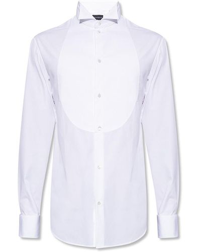 Emporio Armani Tuxedo Shirt - White