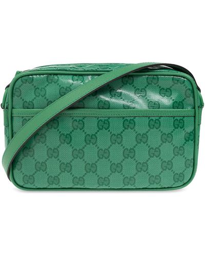 Gucci Shoulder Bag With Monogram - Green