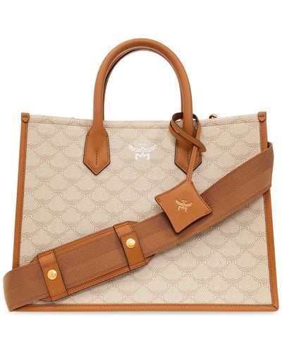MCM ‘Himmel’ Shopper Bag - Natural