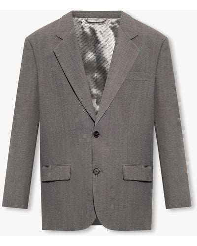 Acne Studios Relaxed-Fitting Single-Breasted Blazer - Grey