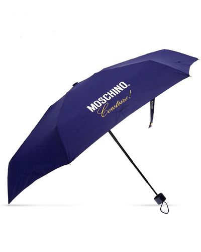 Moschino Umbrella With Logo - Purple