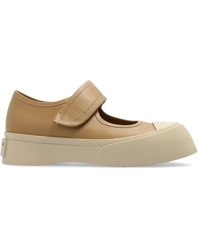 Marni Mary Jane Shoes, - Brown