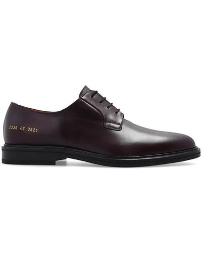 Common Projects Leather Derby Shoes - Brown