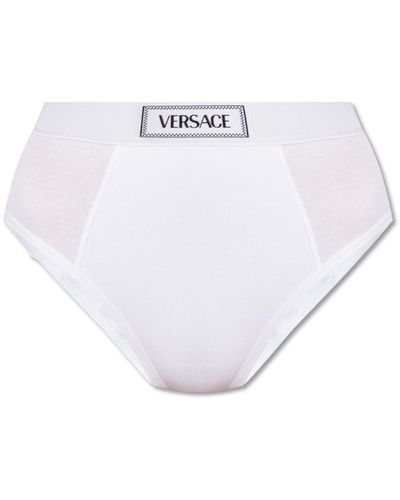 Versace Cotton Bra, - White