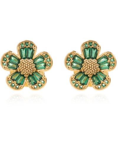 Kate Spade 'fleurette' Collection Earrings, - Green