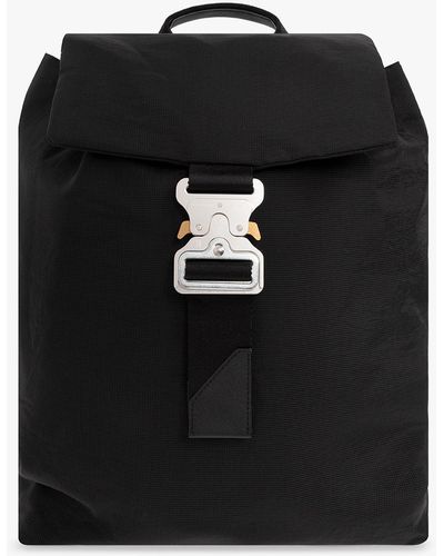 1017 ALYX 9SM Backpack With Rollercoaster Buckle - Black
