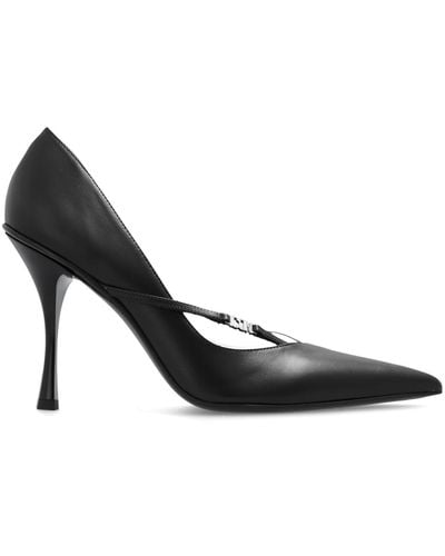 DSquared² Pointed-toe Leather Court Shoes - Black