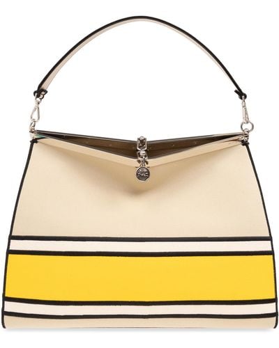 Etro 'vela' Shopper Bag, - Yellow