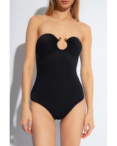 Bottega Veneta One-Piece Swimsuit - Black