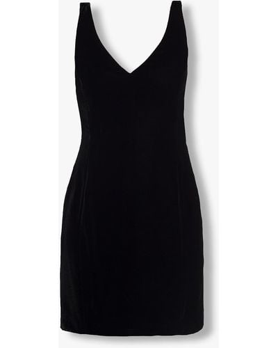Emporio Armani Velour Dress - Black