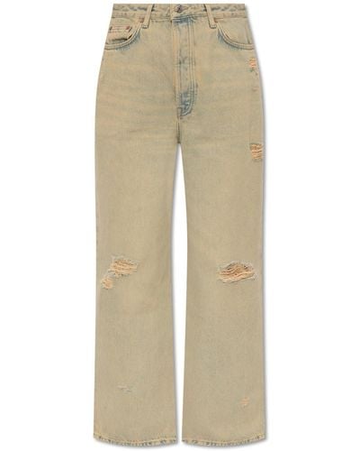 Samsøe & Samsøe Straight-Leg Jeans 'Shelly' - Natural