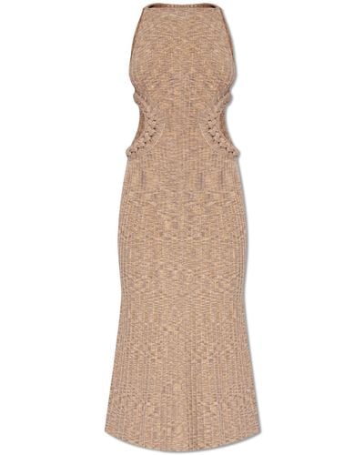 Cult Gaia 'andreas' Ribbed Dress, - White