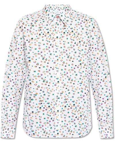 PS by Paul Smith Printed Shirt - White