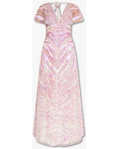 Temperley London 'west Long' Dress - Pink