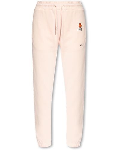 KENZO Joggers With Logo - White