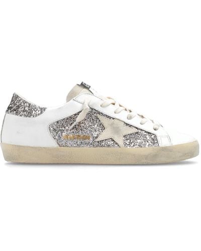 Golden Goose 'super-star Double Quarter With List' Sneakers, - White