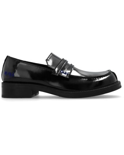 Adererror Leather Loafers, - Black
