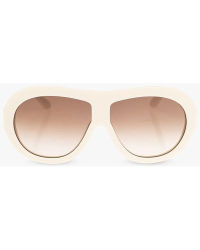 Emmanuelle Khanh 'moroder' Sunglasses, - Natural