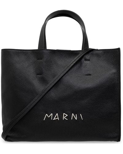 Marni ‘Museo’ Shopper Bag - Black