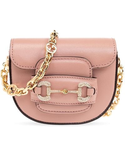 Gucci 'horsebit 1955' Belt Bag, - Pink
