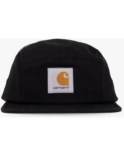 Carhartt 'backley' Baseball Cap With Logo - Black
