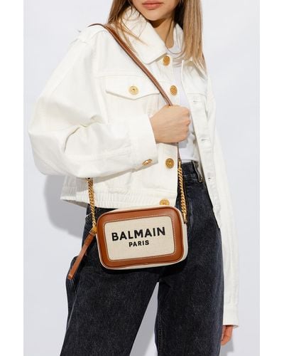 Balmain 'b-army' Shoulder Bag, - Brown