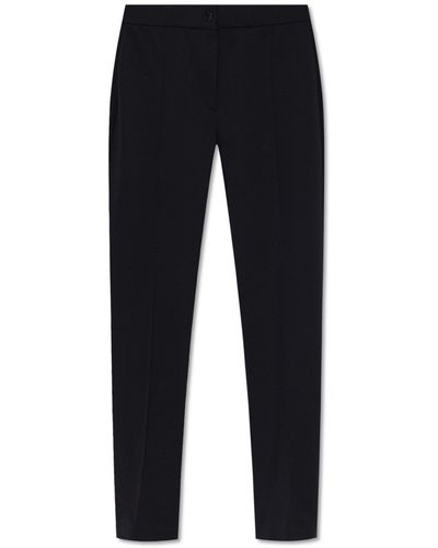 Moncler Trousers With Logo - Black