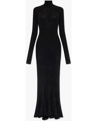 Balenciaga Long Dress, ' - Black