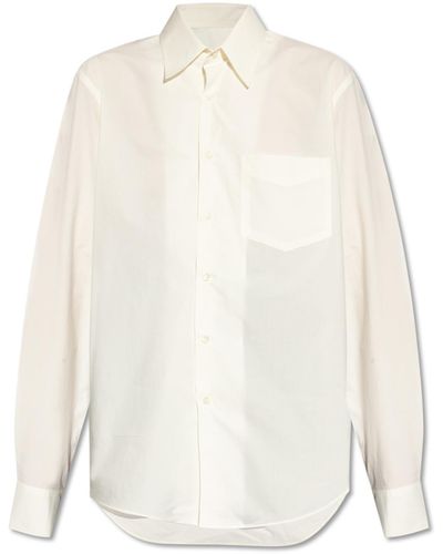 MM6 by Maison Martin Margiela Cotton Shirt, - White