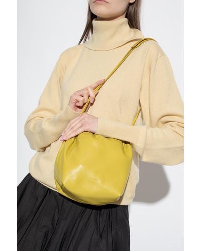 Jil Sander ‘Dumpling’ Bucket Bag - Yellow