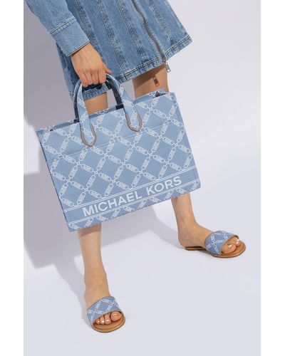 MICHAEL Michael Kors 'gigi Large' Shopper Bag, - Blue
