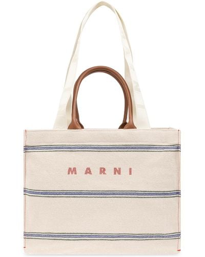 Marni Shopper Bag, - Natural