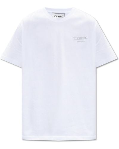 Iceberg T-shirt With Logo, - White