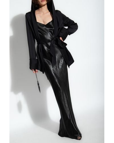 Saint Laurent Sleeveless Dress, - Black