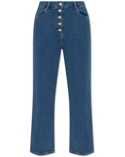 PS by Paul Smith High-Waisted Jeans - Blue